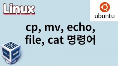 [리눅스] 7. cp, mv, echo, file, cat 명령어 배우기