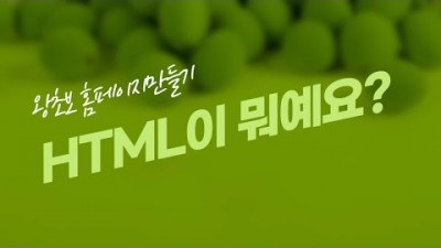 [PHP] 1. 기초강좌 HTML 이란?